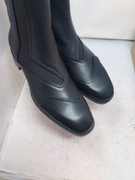 Christian Louboutin MENS Black Boabi Leather Chelsea Boot Size EU 43 US 10 MENS main image 5